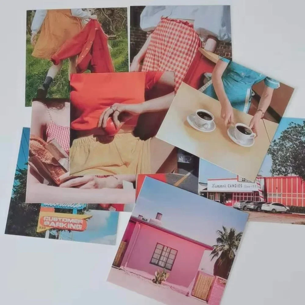 Retro Mid Century Modern photo note cards postcards